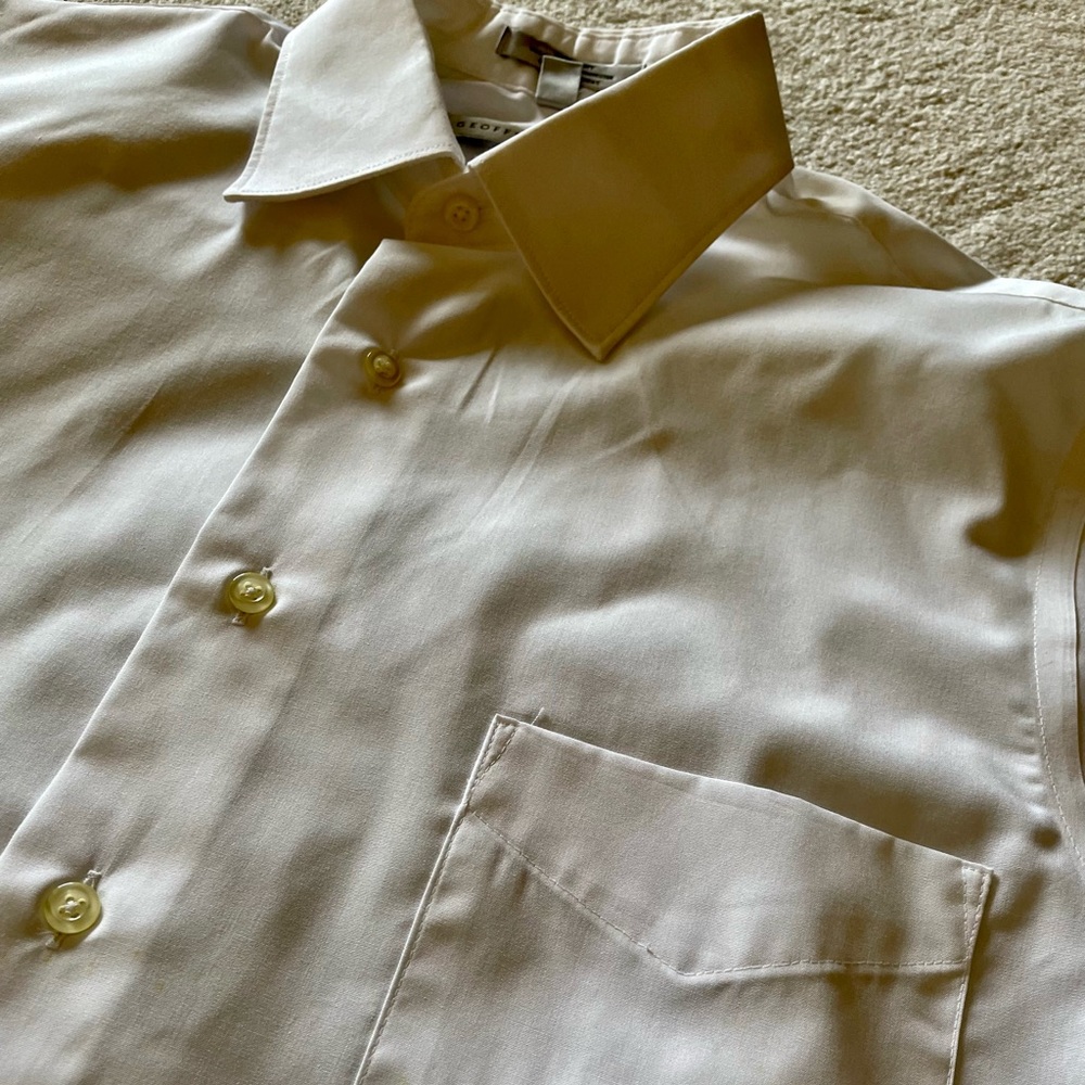 Geofffrey Beene white dress shirt (Large, 16 32/33).  Never worn.